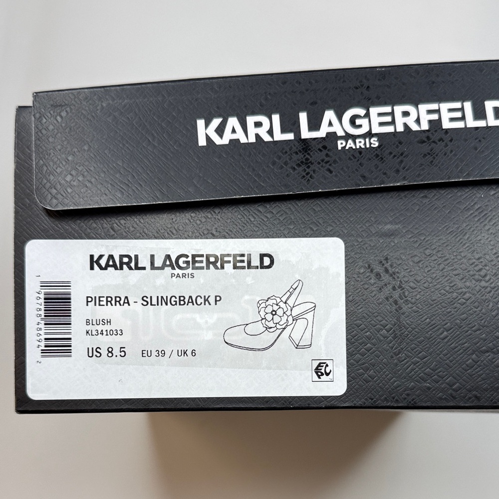 Karl Lagerfeld Paris Women’s Pierra Slingback Pumps- Size 8.5 - Picture 5 of 11